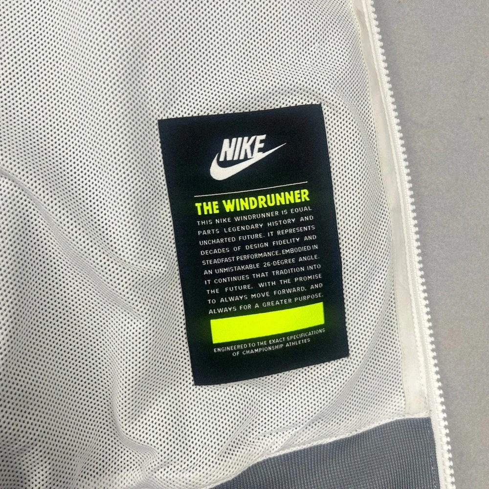 Nike Windrunner Jacket Mens Large Trail Running Windbreaker Mill City St City